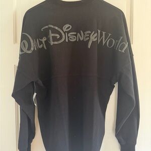 Rare Disney World All Black Spirit Jersey NWT - Unisex Small